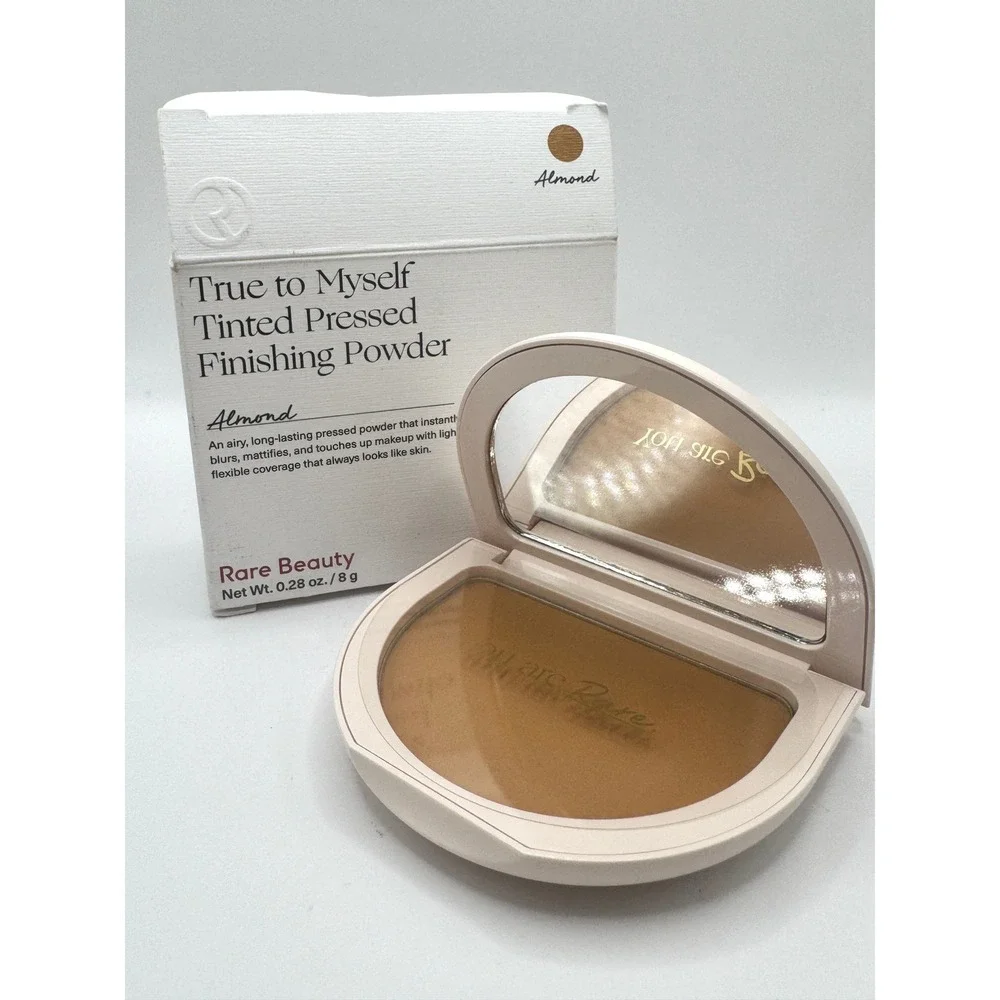 Rare Beauty Pressed Finishing Powder Almond NIB